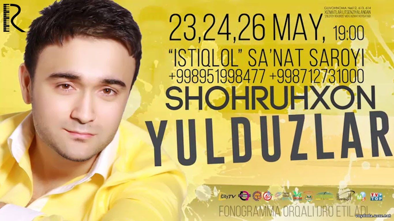 Shohruhxon - Yulduzlar nomli konsert dasturi 2017